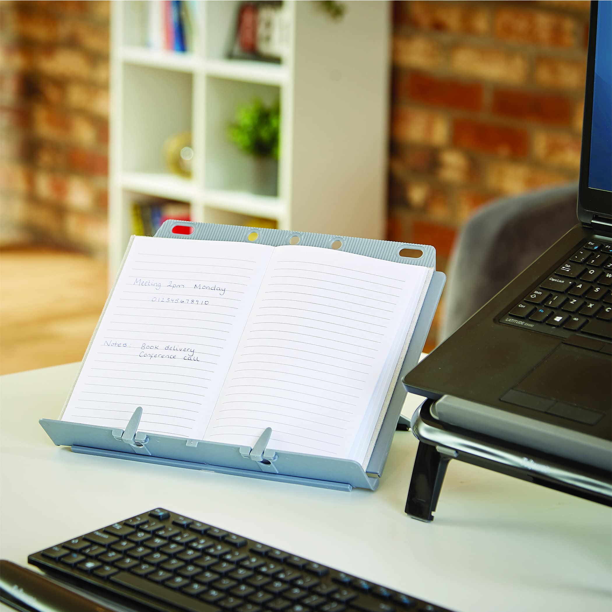 Fellowes Booklift Copyholder Platinum - Supporto Per Documenti Regolabile, Base Antiscivolo, Per Ufficio E Studio - Foto 7