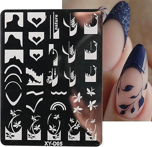 Miniatura 7 de Kit de estampación de uñas de Halloween, kit de estampado artístico, herramientas de impresión con calabaza, murciélago, bruja, araña, búho,