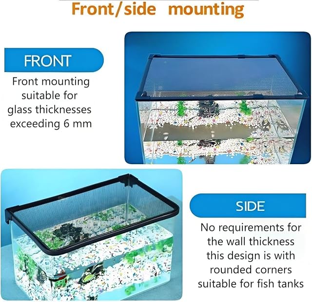 Foto 6 de 7 de DIY Malla magnética de la cubierta de la red anti-salto del acuario，Adecuado para acuario como tapa