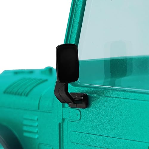 Miniatura 6 de INJROA IR40 - Carcasa de camión con jaula de tubo para 118 TRX4M Defender Bronco Upgrade Part(verde)