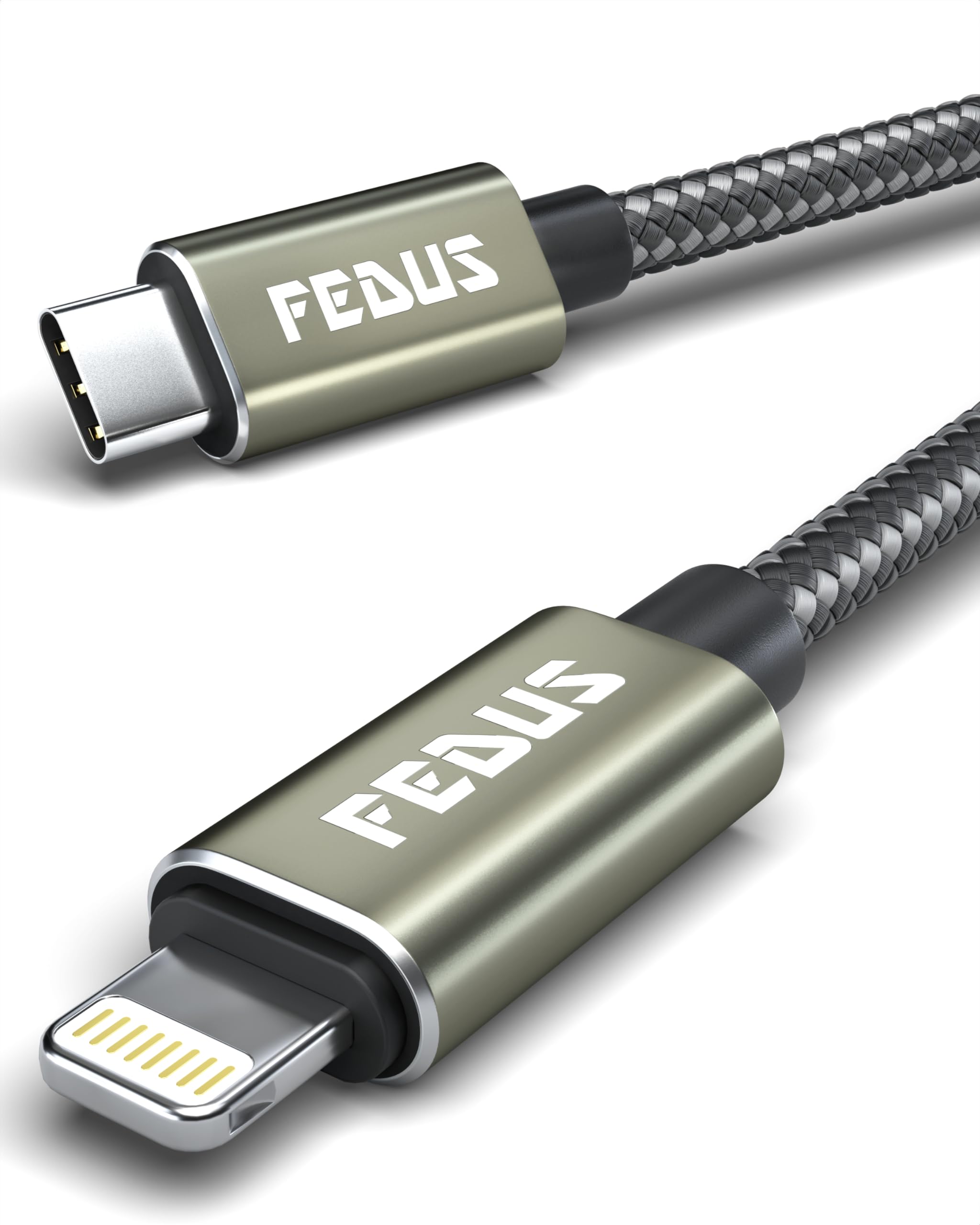 FEDUS USB C to Lightning Cable 3.9 FT, Fast Quick Charge Support Type C to Lightning Cable Nylon Braided sync Charging Cord for Car, iPhone, iPad, Air Pods Macbook,14/14 Pro/14 Pro Max/13/13 Pro/12/12 (B0CKBTL1CH) Amazon Price History, Amazon Price Tracker