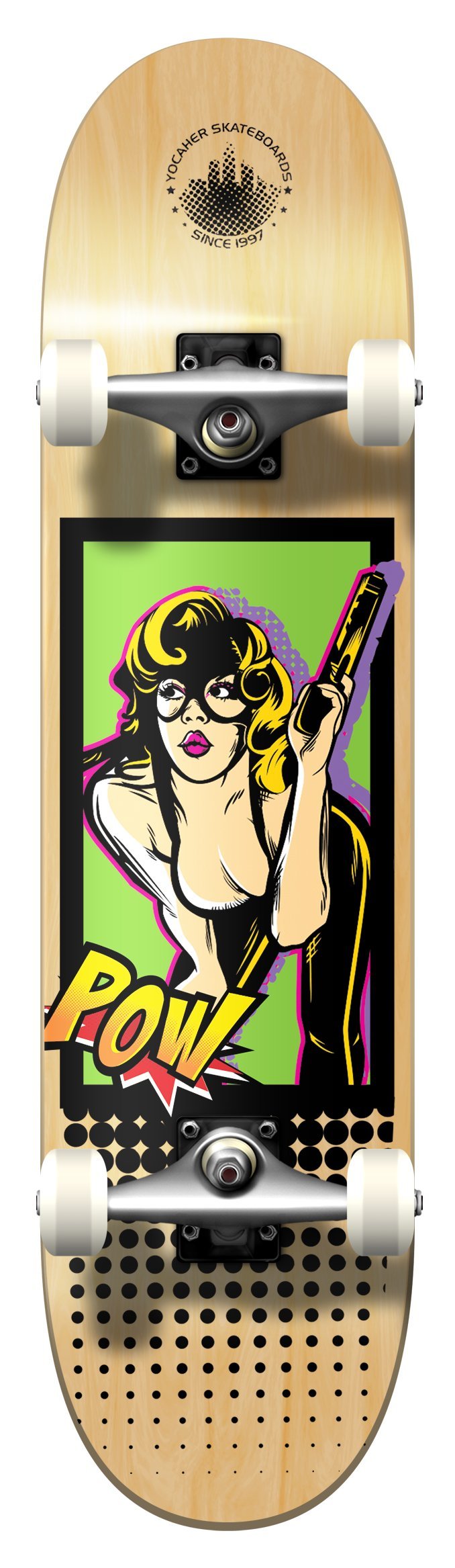 Yocaher Retro Series Complete Skateboard or Skateboards Deck only (Complete 7.75" Bandit) โ image 1
