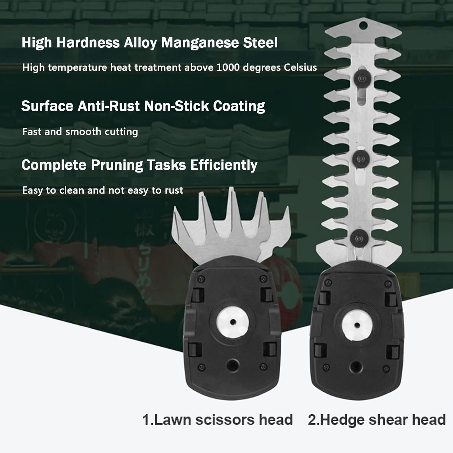 Cordless Grass Shear, 7.2V Electric Shrub Trimmer 2 in 1 Handheld Grass Trimmer Hedge Shears, Hedge Clippers Grass Cutter