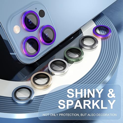 Miniatura 229 de Choiche Protector de lente de cámara compatible con iPhone 14 Pro/iPhone 14 Pro Max, protector de pantalla de vidrio templado 9H, accesorios