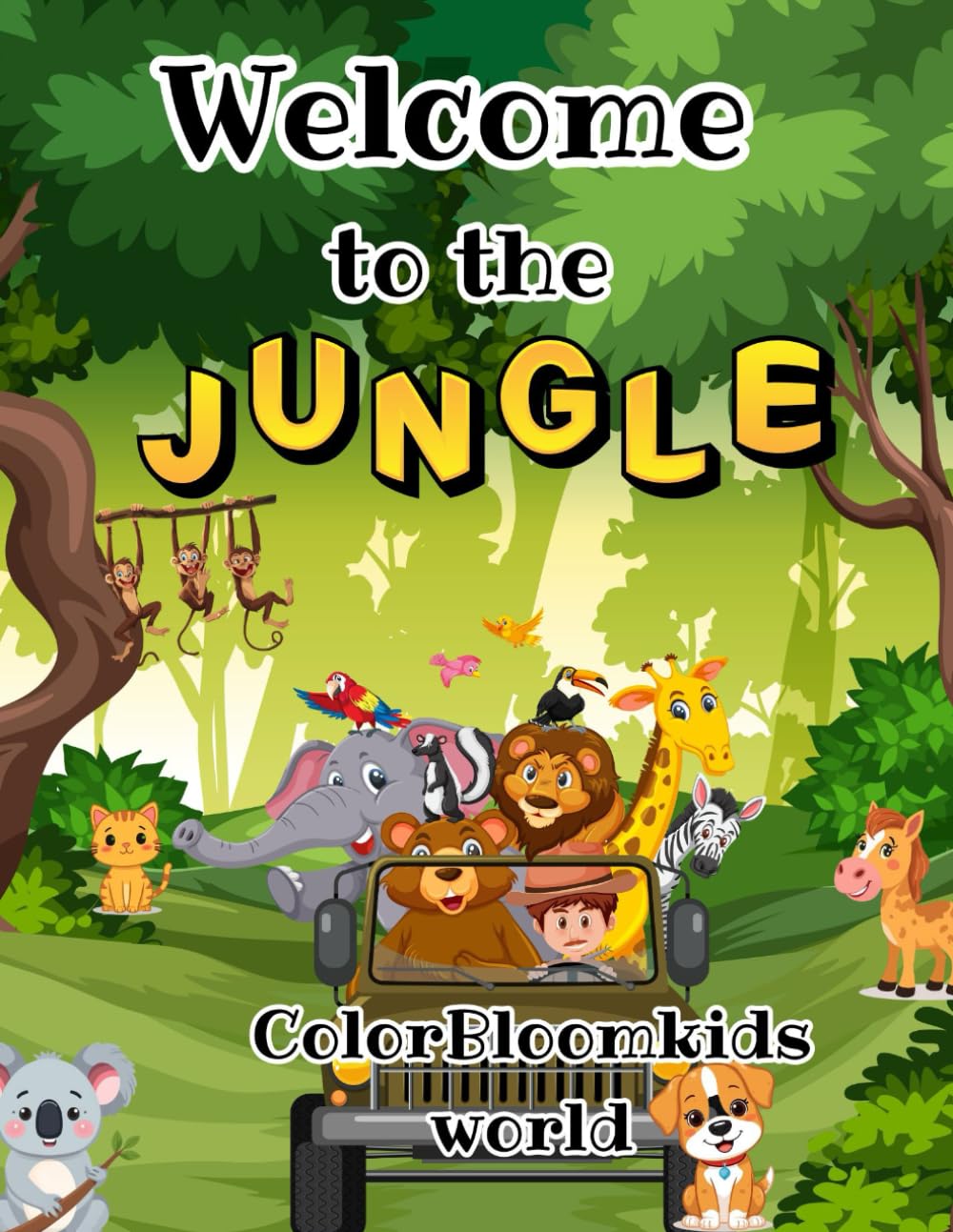 My First Animals Coloring Book for Kids 3–6.: Animals Coloring Book for Kids Ages 3–6 Fun & Easy Animal Coloring Pages for Toddlers and Preschoolers
