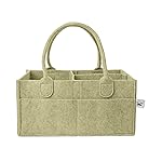 Mr. Pen- Baby Diaper Caddy Organizer, Olive Calm, Baby Caddy Organizer with Handle, Compact Size, Collapsible & Portable