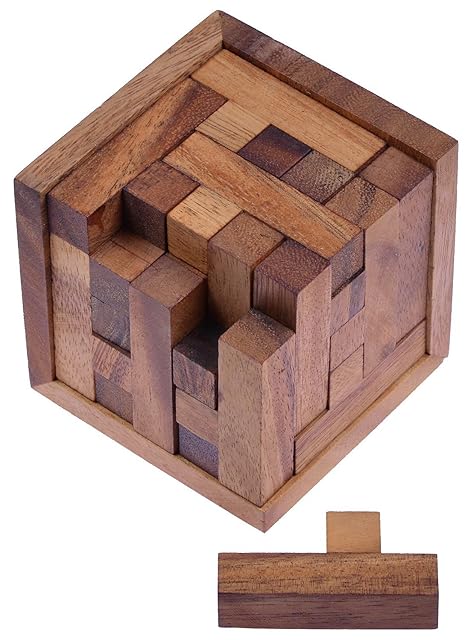 LOGOPLAY Packing Cube 125-3D Puzzle - Juego de ingenio - Juego de Puzzle