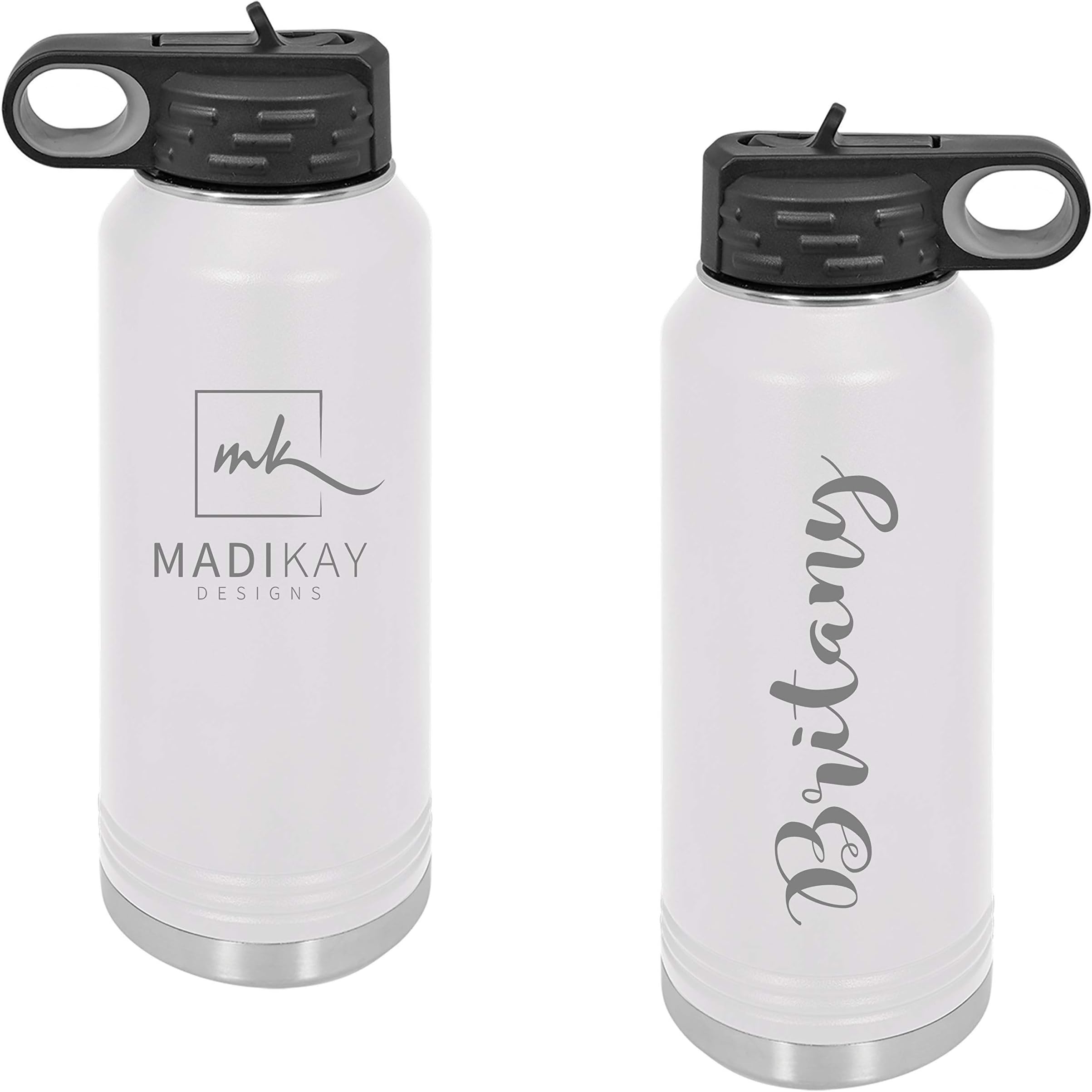 Insulated Stainless-Steel Water Bottle, Personalized Kids Water Bottle (32 Ounces)