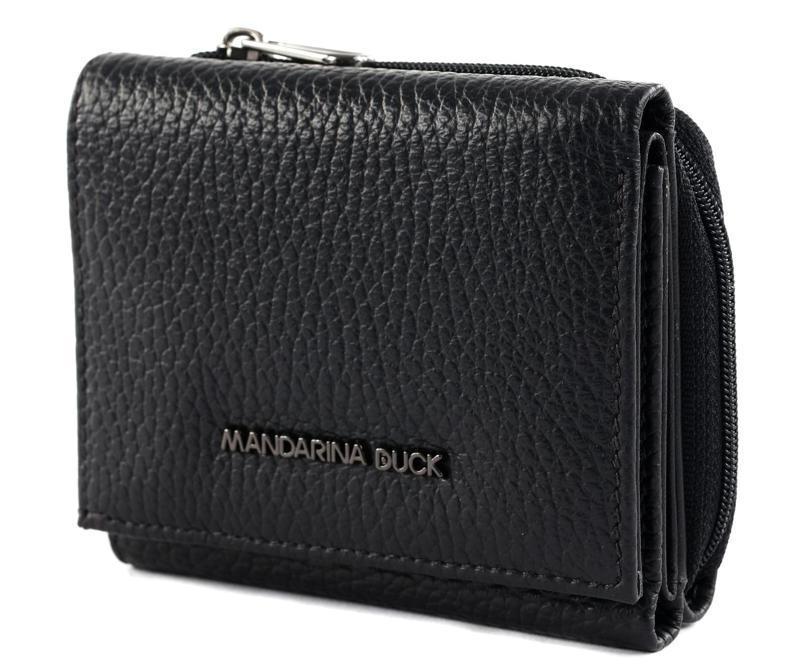 Mandarina Duck Women Mellow Leather Wallet Billfold, Black, One Size