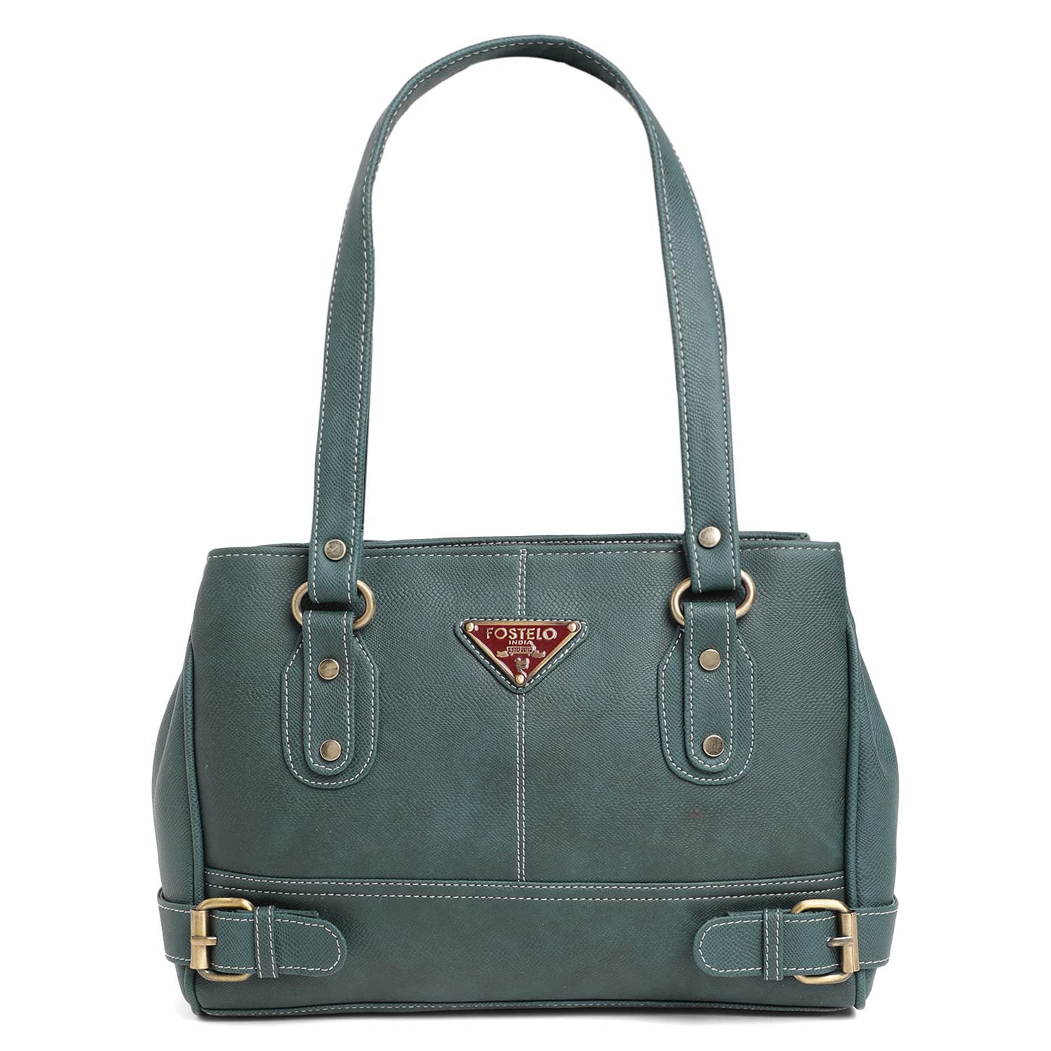FosteloWomen's Vegan Leather Nightingale Handbag Shoulder Hobo Bag Ladies Purse (Large)