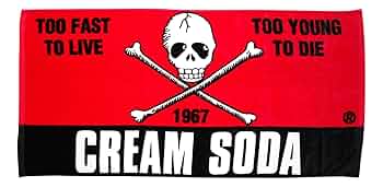 Amazon｜☆CREAM SODA 角ドクロ バスタオル ☆ クリームソーダ