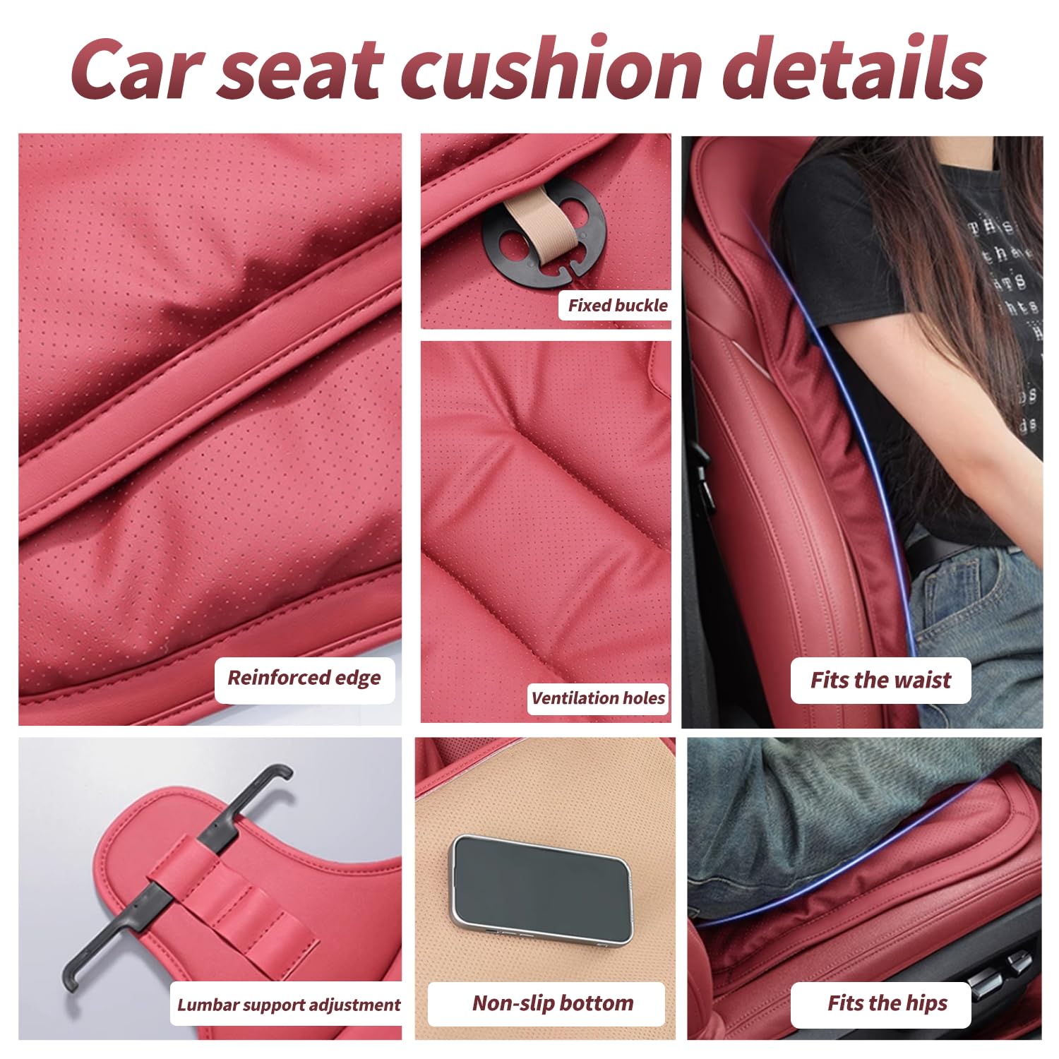 Coprisedili per auto, con logo e testo, universali, in nappa, coprisedili anteriori e posteriori, facili da installare, accessori per auto, camion, furgoni, SUV