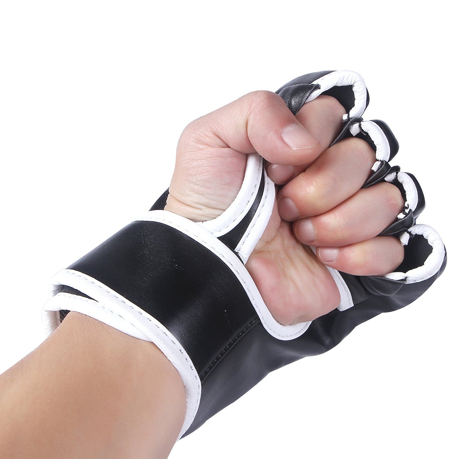 Buy Cheerwing Fingerless Boxing Gloves UFC MMA Gloves Online at