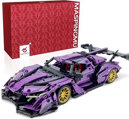 maspingmu Supercar Apollo - Juego de modelos de bloques de construcción, adecuado para adolescentes y adultos para coleccionar, modelo de