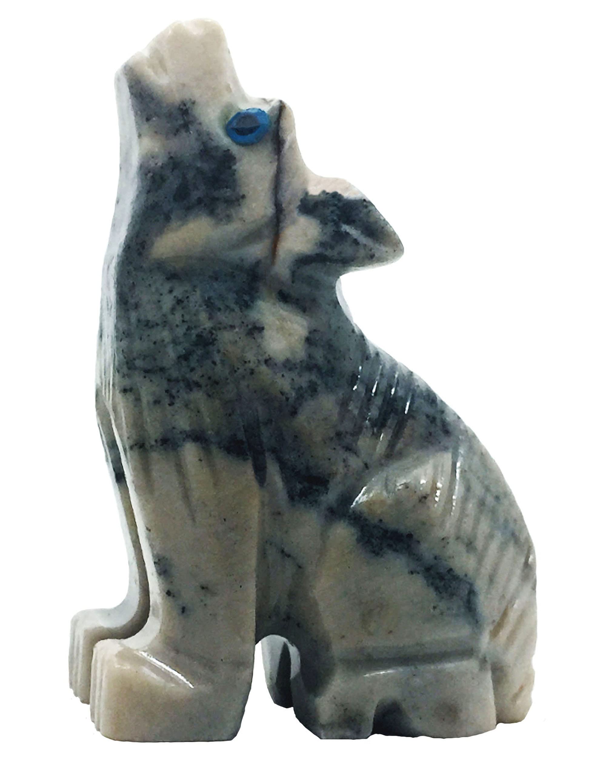 Amazon.com: Nelson Creations, LLC 1.5 Inch Wolf Sitting Natural