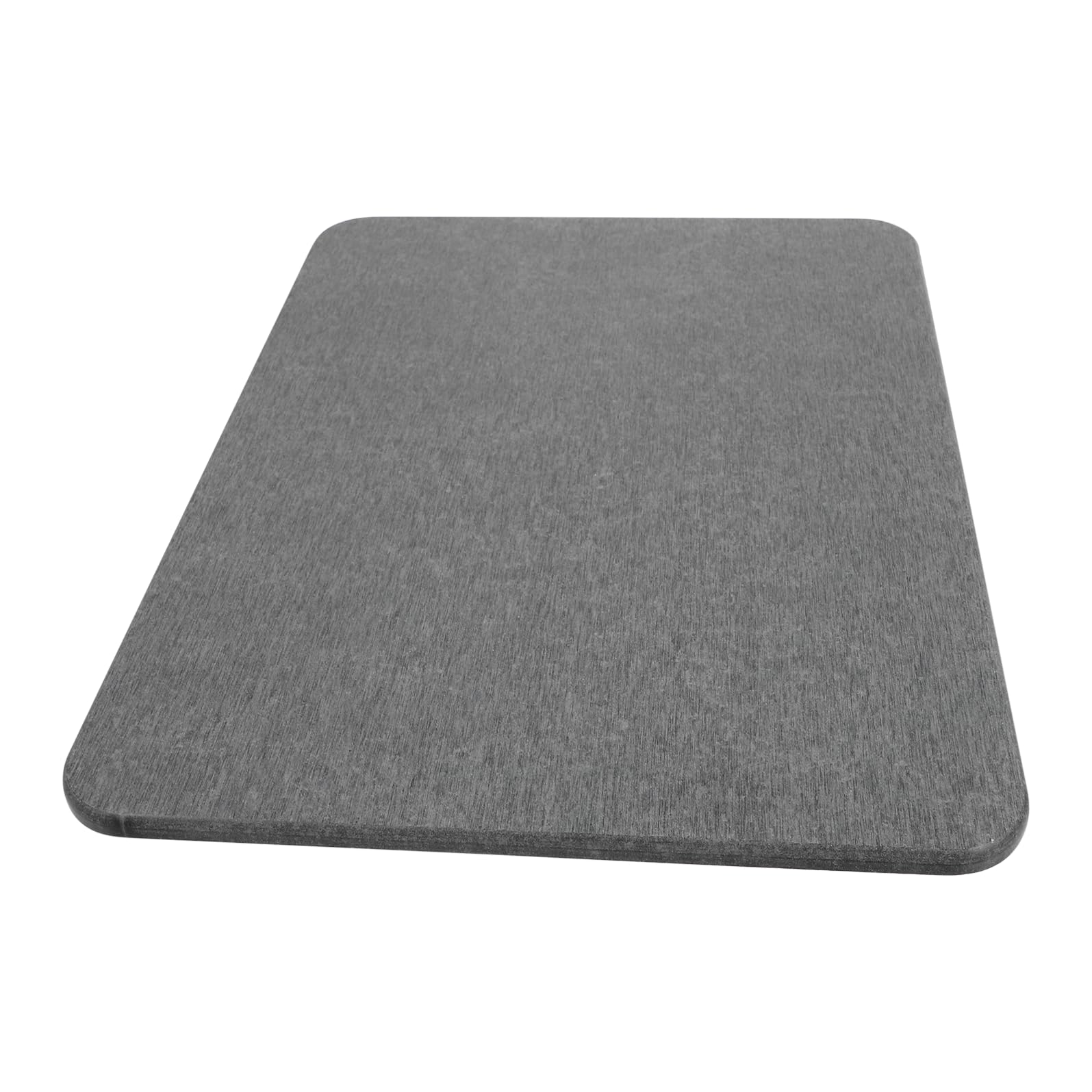 jojofuny Tappeto in Diatomite per Bagno e Pavimento 40x30 Cm Grigio