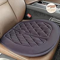 Vista 10 de Big Ant Cojín de espuma viscoelástica para asiento de automóvil para conductor, almohadilla de asiento para conductores cortos, alivia la presión