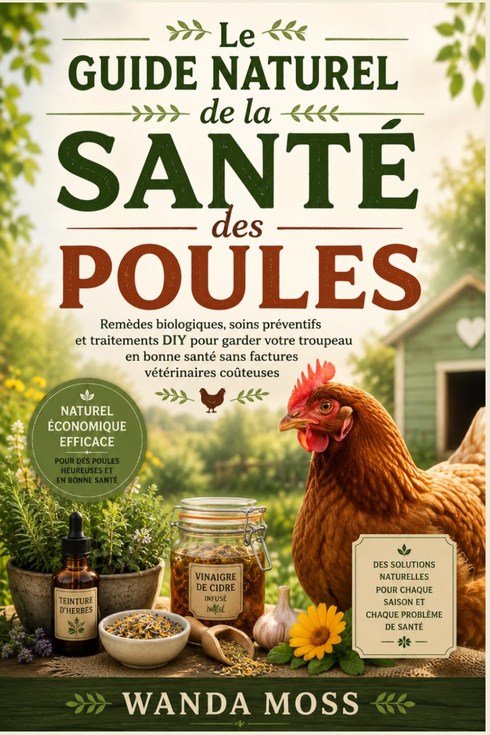 Le Guide Naturel de la Santé des Poules: Remèdes biologiques, soins préventifs et traitements DIY pour garder votre troupeau en bonne santé sans factures vétérinaires coûteuses