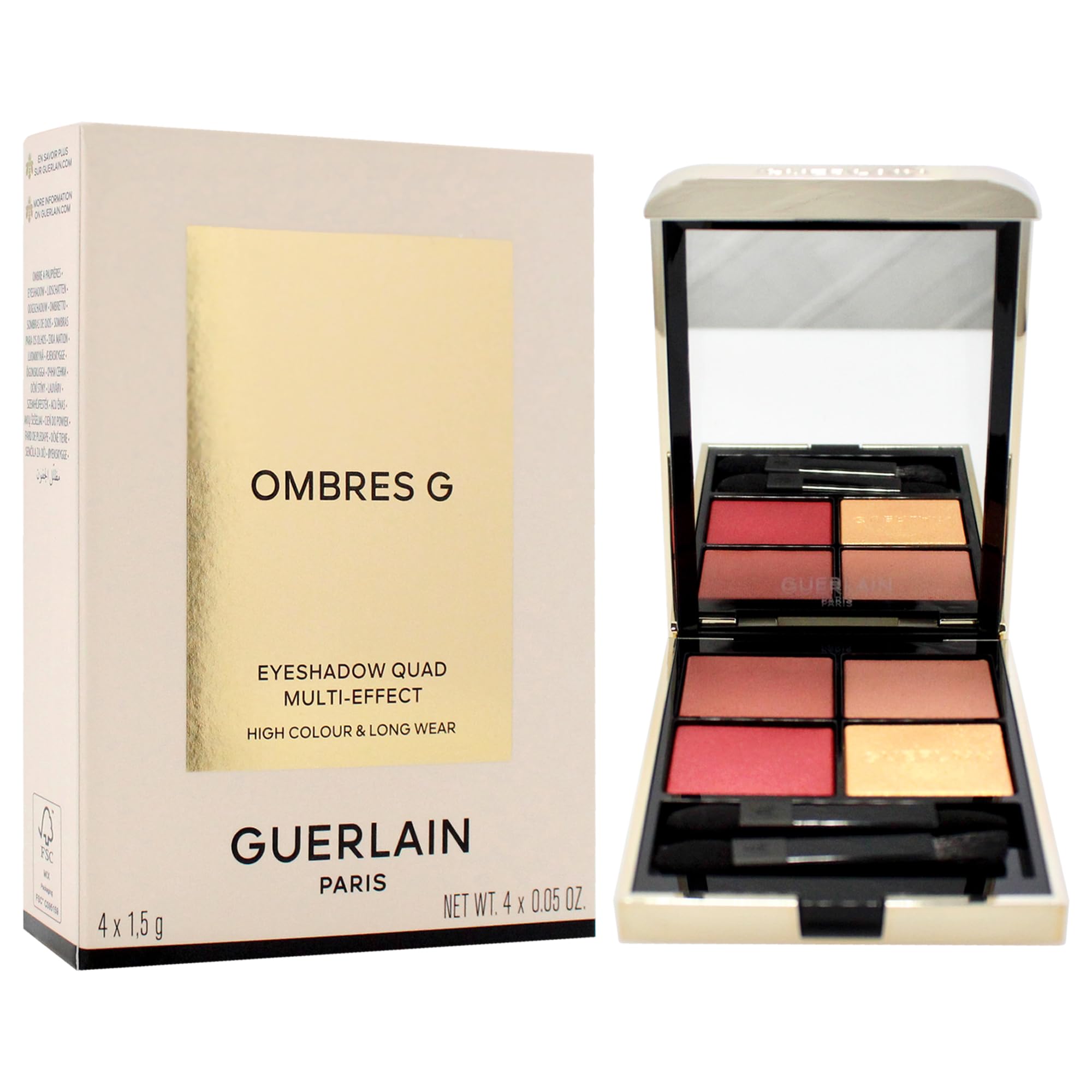 Amazon.com : Guerlain Ombres G Eyeshadow Quad - 214 Exotic Orchid