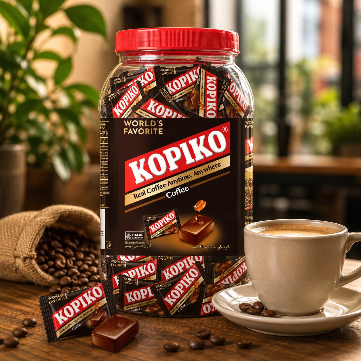 Amazon.co.jp: Tokyo Takara Kopiko Coffee Candy Jar 800g : Food