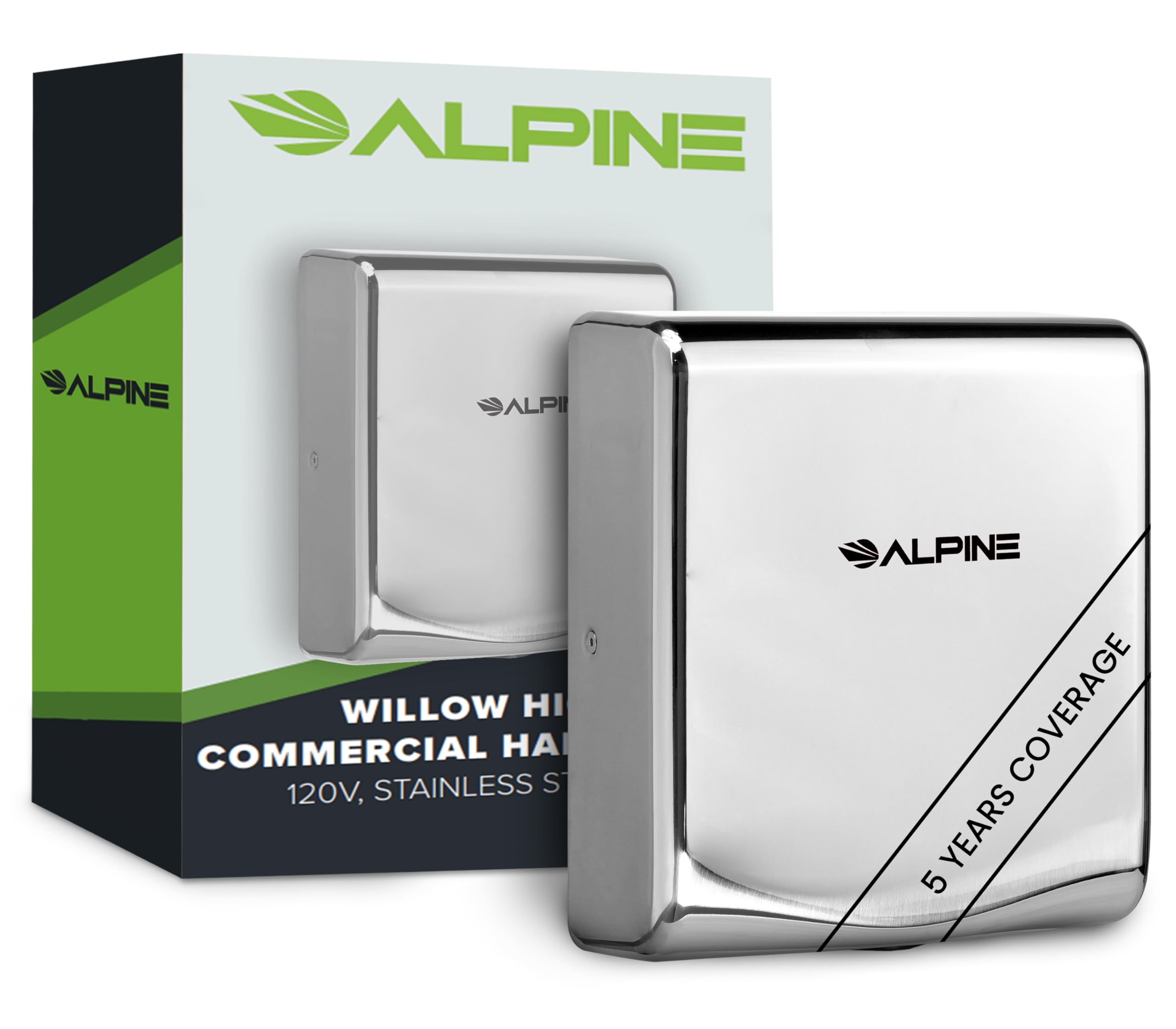 Alpine Commercial Hand Dryer with HEPA Filter B086CBX4X1