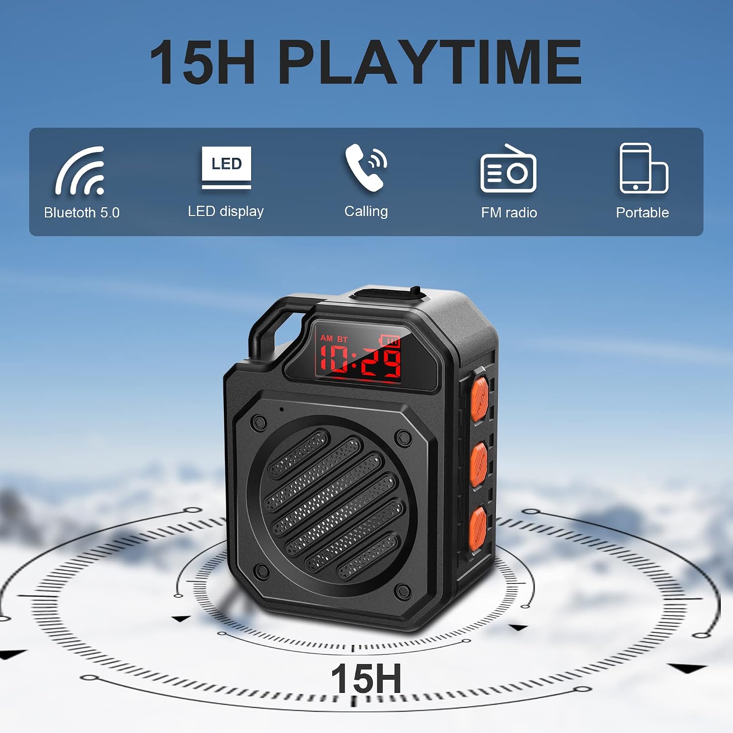 Buy IPX7 Waterproof Shower Speaker 
