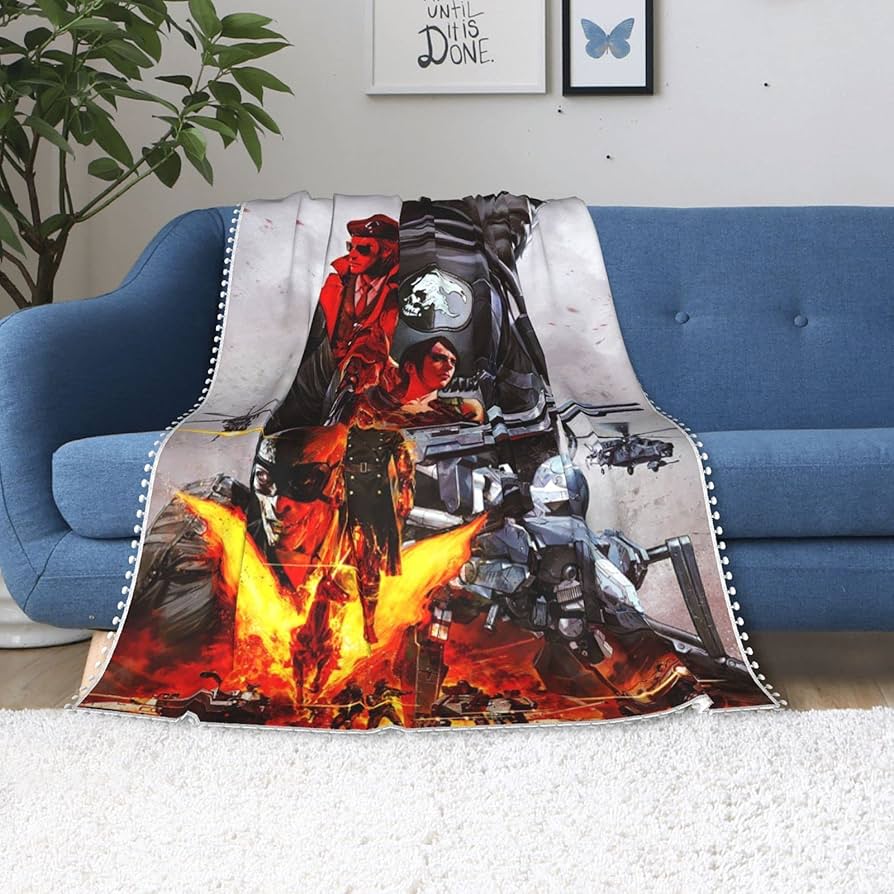 Amazon｜メタルギアソリッドブランケットフリースフランネル