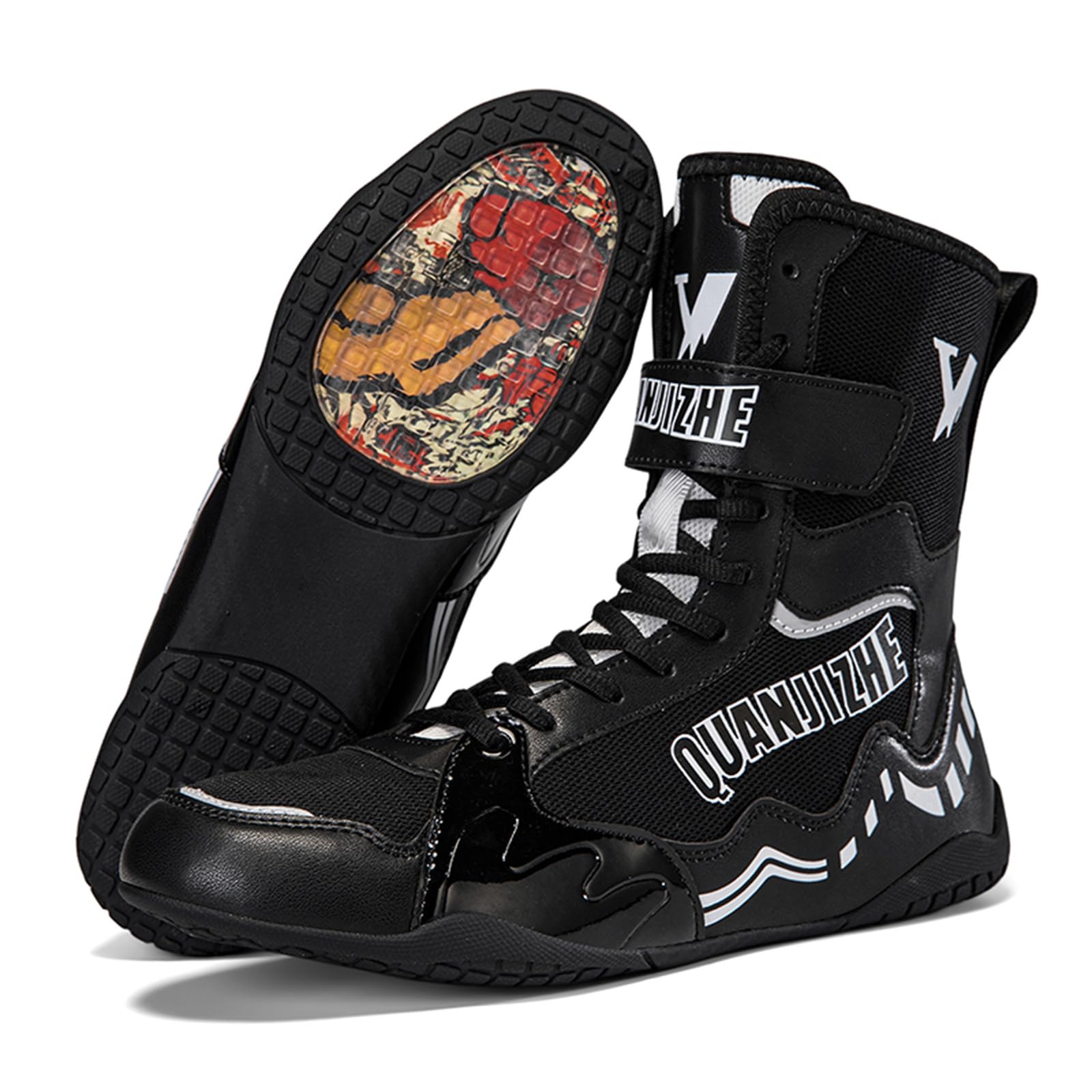 Zapatos Boxeo Hombre Zapatillas Lucha Libre Botas Ligero Fitness