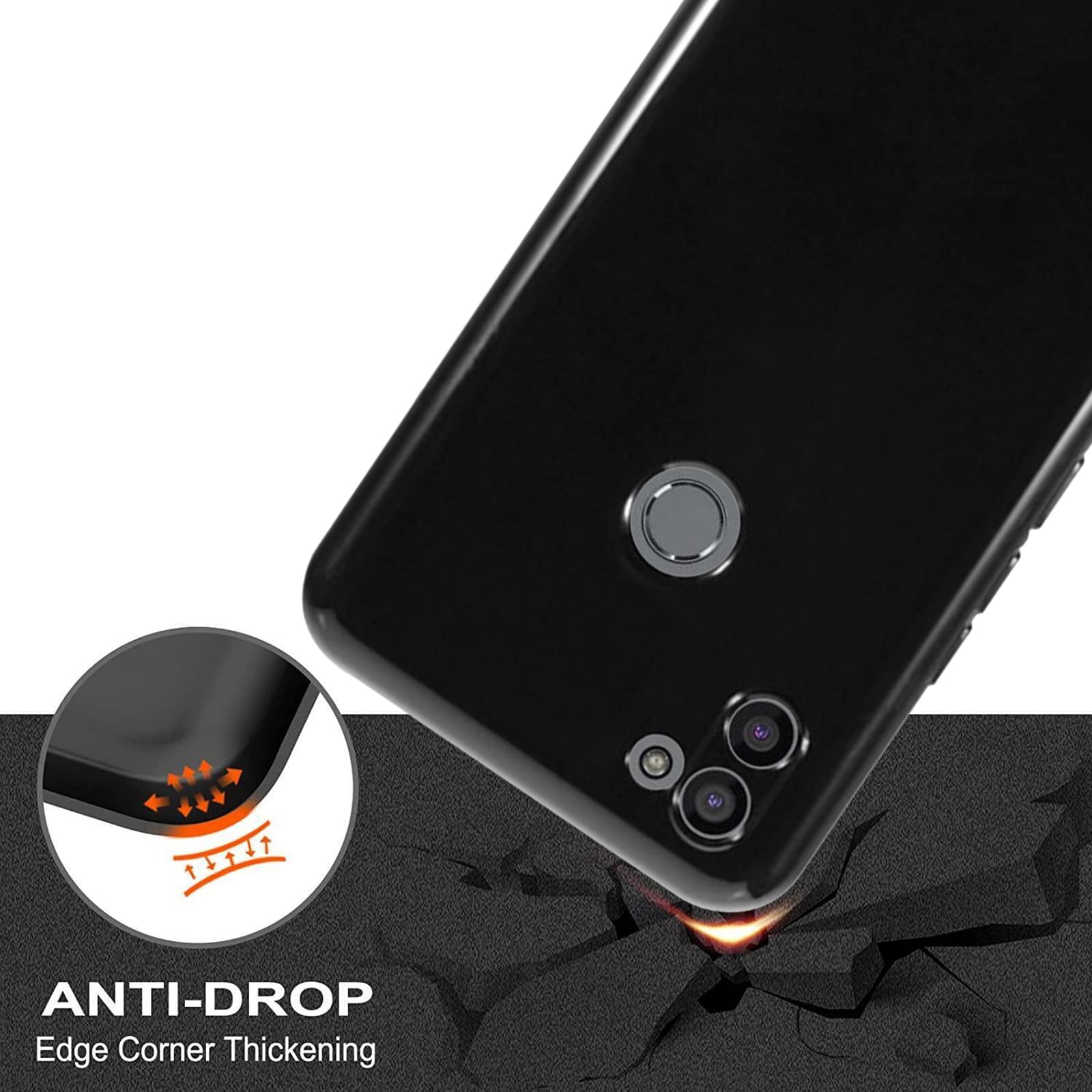 Schutzhülle für Gigaset GS5 Pro SE / GS5 / GS5 Lite / GS5 Senior in – Flexibles TPU-Case aus stoßfestem Gummi, passgenaue Handy-Tasche mit