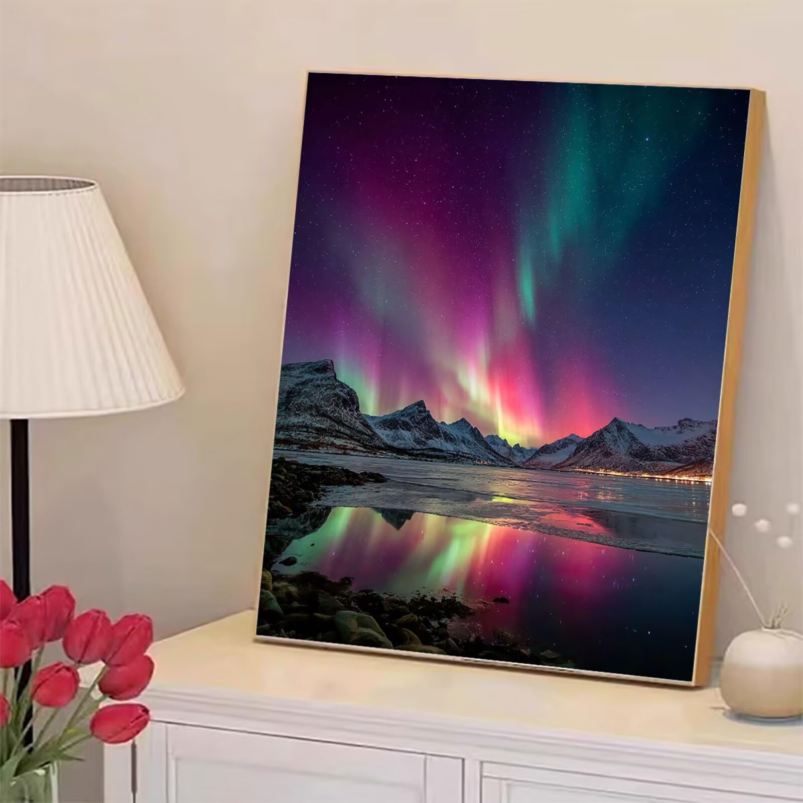Kompletny zestaw do malowania diamentowego dla dorosłych, 5D diamentowa sztuka kryształowa sztuka, 60 x 90 cm DIY kryształowa mozaika z kryształem górskim na płótnie do dekoracji domu i relaksu