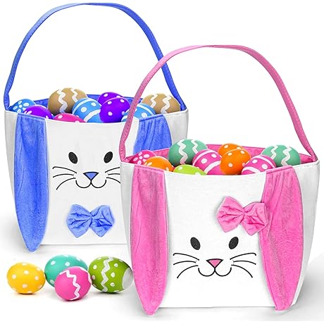 Atonofun 2 Packs Easter Basket Set: Essential for a Colorful Teen Easter