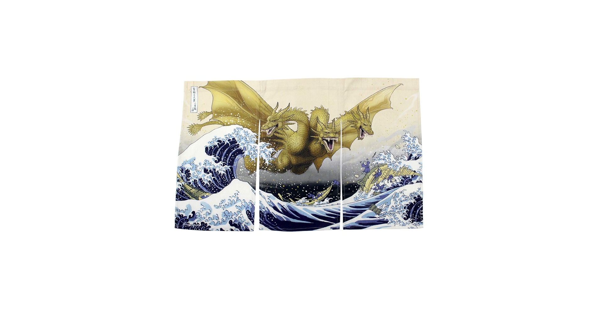 Amazon｜フォーカート のれん ベージュ 135×80 特大 富嶽