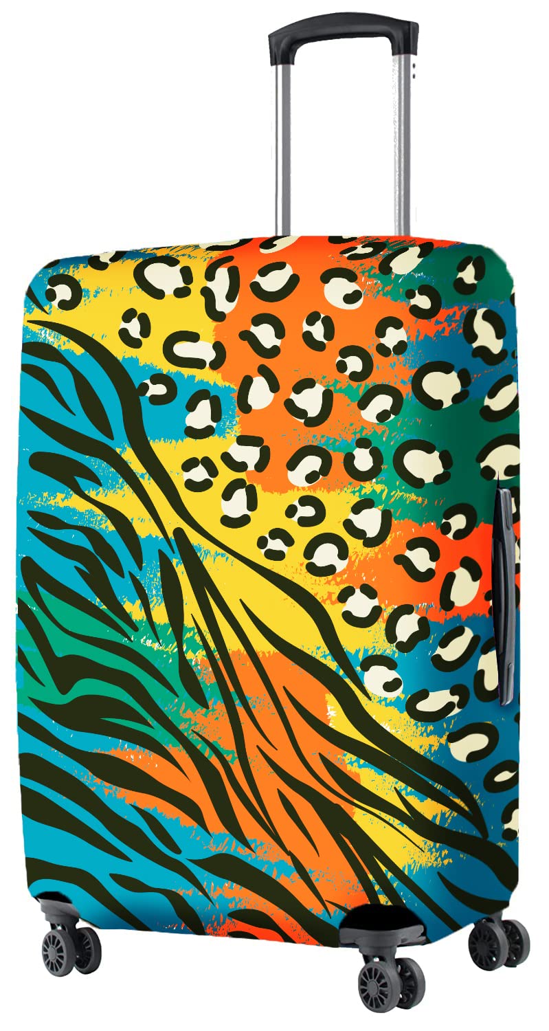 Nasher Miles Polyester 75 cm (28 Inch) Large Protective Luggage Cover - African Design-image-29