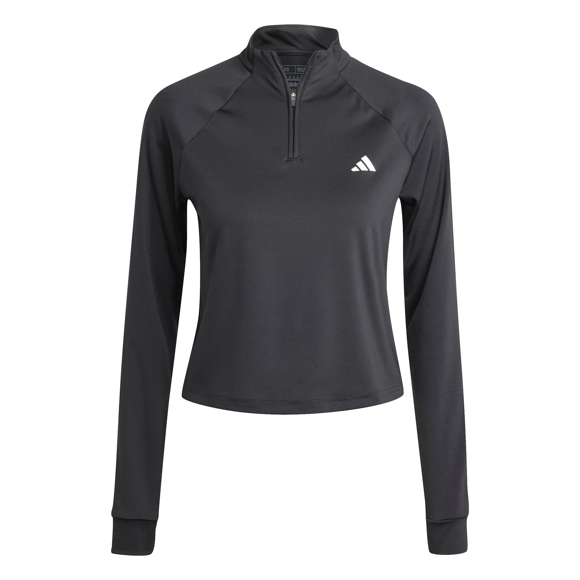 Adidas Train Essentials Minimal Branding 1/4-zip Cover Up Pista Top Donna (Pacco da 1)