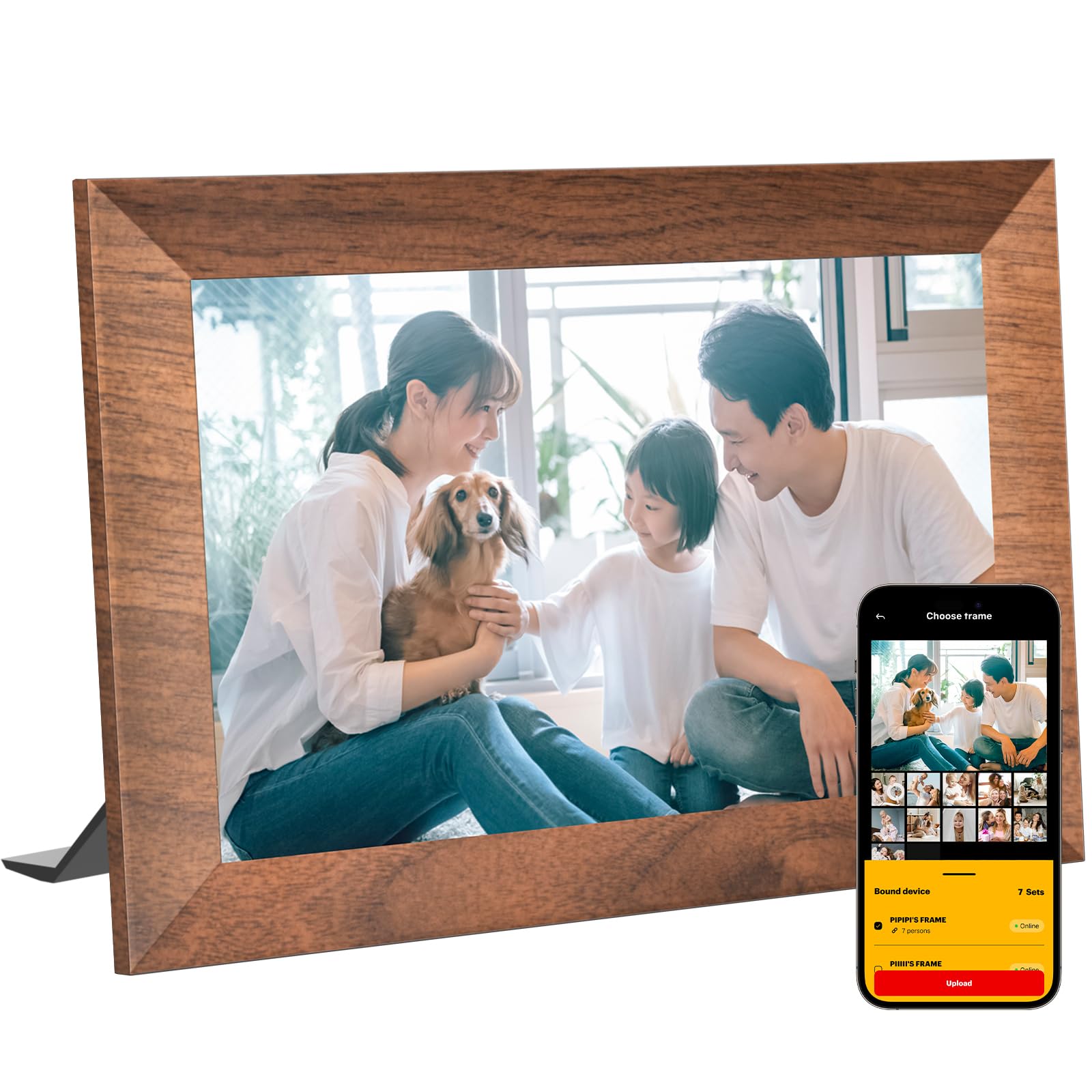 Amazon | KODAK WiFi デジタルフォトフレーム 10.1インチ 1280 x