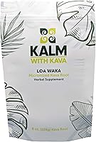 Vista 3 de KALM con Kava Loa Waka Micronizada Kava (4 oz.)