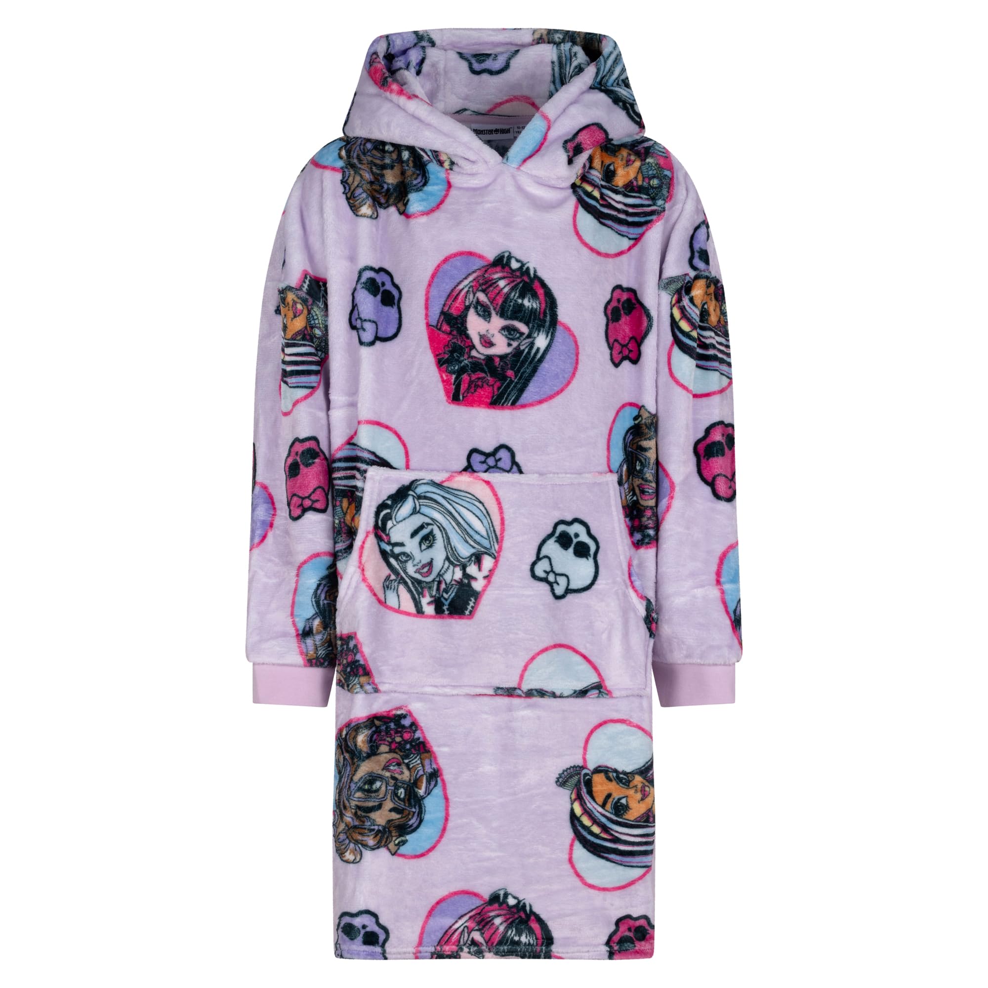 Mattel Monster High, Children's Wearable Blanket, 6-8 Years: 128cm, Pink