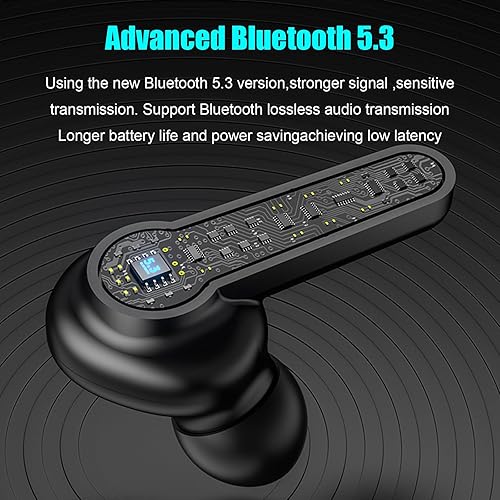 Miniatura 6 de Auriculares Bluetooth inalámbricos, capacidad de batería integrada de 600 mAh con 95 horas de tiempo de funcionamiento, auriculares deportivos,