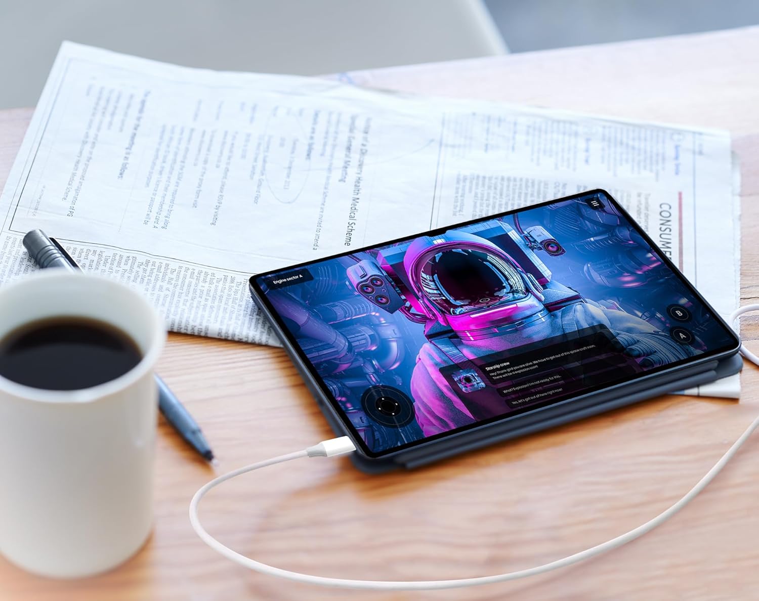 30W USB-C Fast Charger and Cable Compatible with Samsung Products, Samsung Phones, Tablets and Other USB-C Devices White (17-Foot, 1-Pack)