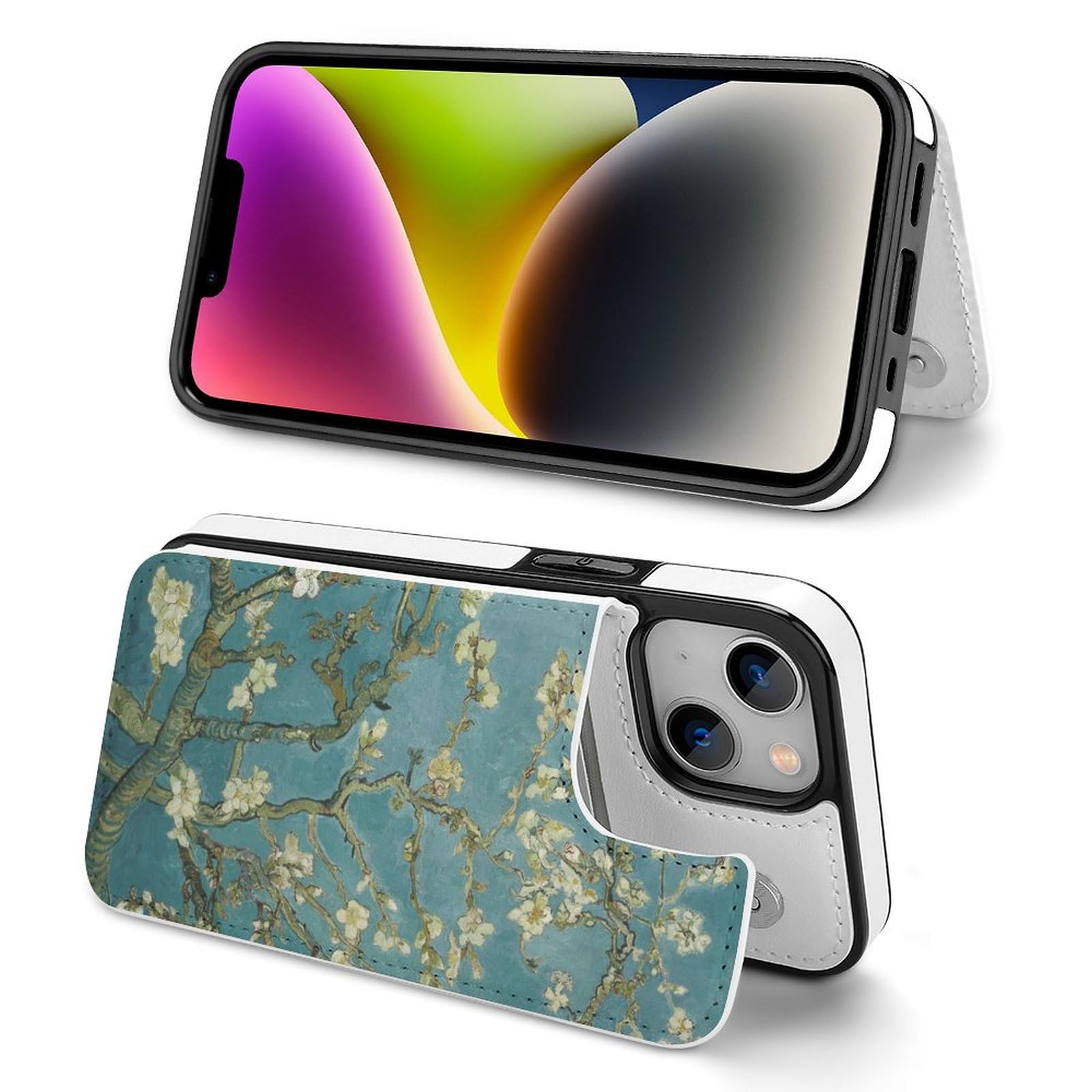 Amazon.co.jp: iPhone15 Pro Maxケース 花咲くアーモンドの木の枝