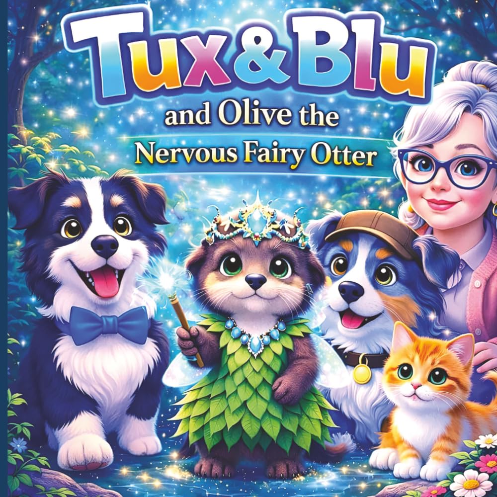 Tux & Blu and Olive the Nervous Fairy Otter: Book 5 - A Cozy Picture Book About Big Feelings, Friendship, and Comfort for Ages 3–5 (Tux & Blu: The Calm Magic Picture Book Series)