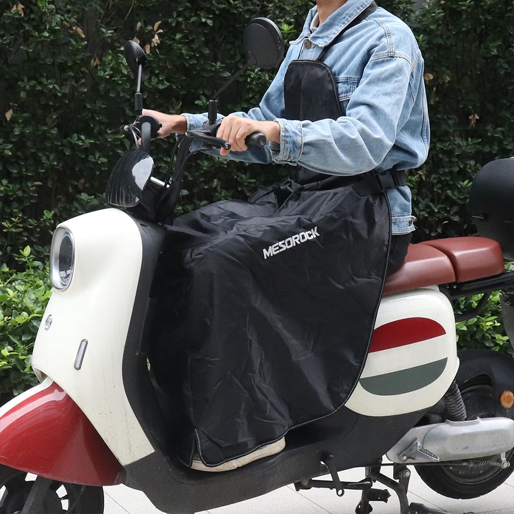 Coprigambe per moto, prodotto facile ed efficace per motociclisti che affrontano lunghe distanze con temperature fredde, grembiule coprigambe per moto, Corto