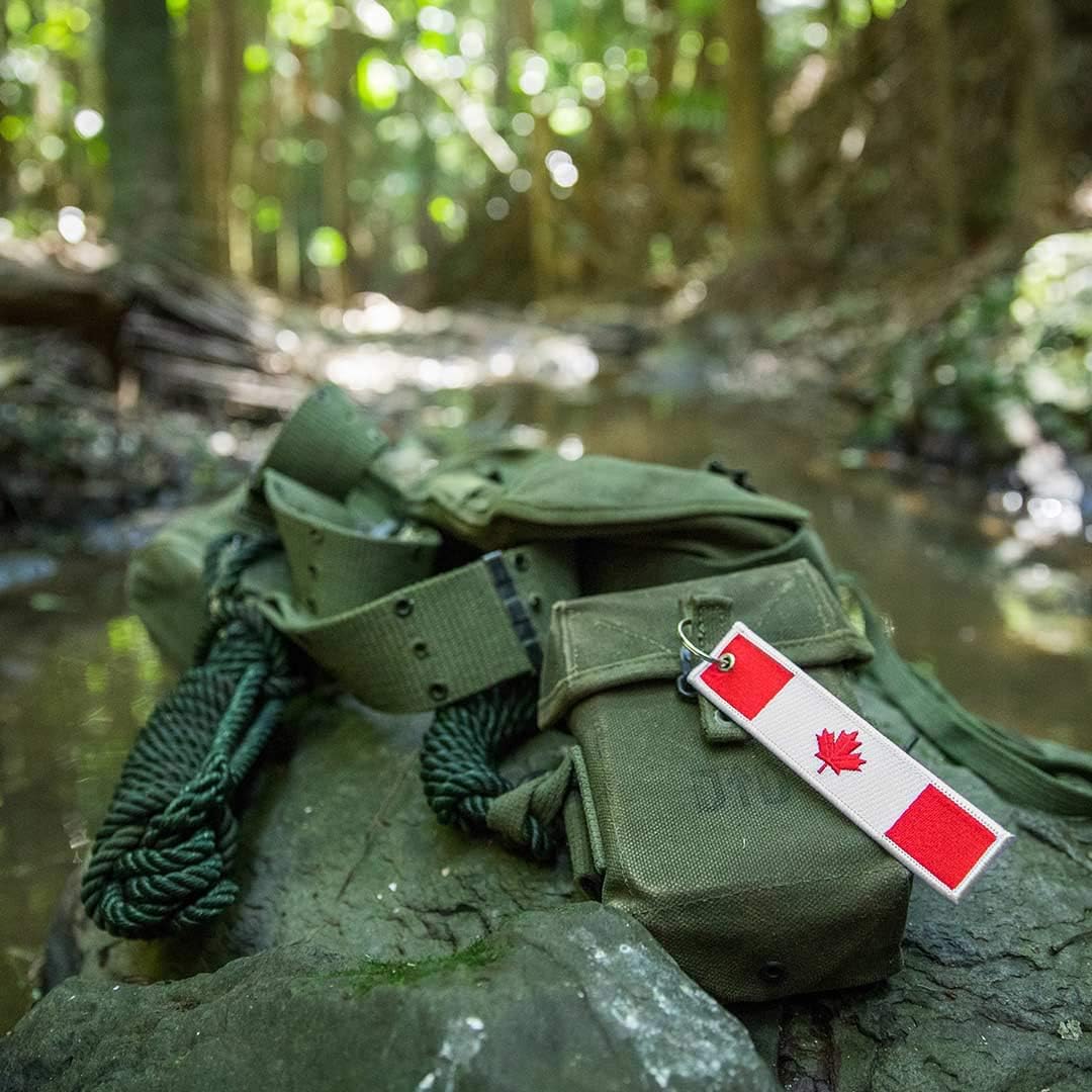 Flag Keychain Tag with Key Ring, EDC for Motorcycles, Scooters, Cars and Gifts - Image 3