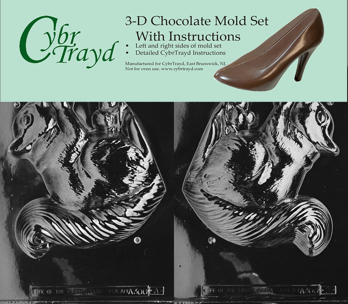 Moule chocolat 3D écureuil Cybrtrayd A300ab avec notice