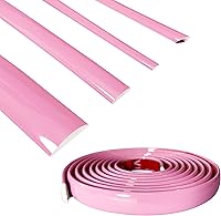 Vista 12 de Tira de moldura decorativa rosa suave para coche/motocicleta, autoadhesiva, universal para exterior e interior, salpicadero, parachoques, ventana