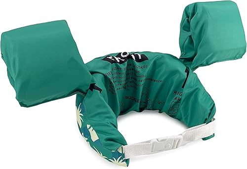 Miniatura 5 de Silfrae Chalecos de natación para niños de 2 a 6 años, chaleco flotante para piscina, 30 a 50 libras