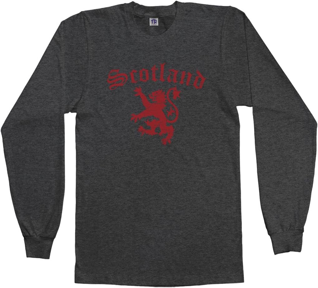 Threadrock Men's Lion of Scotland Long Sleeve T-Shirt