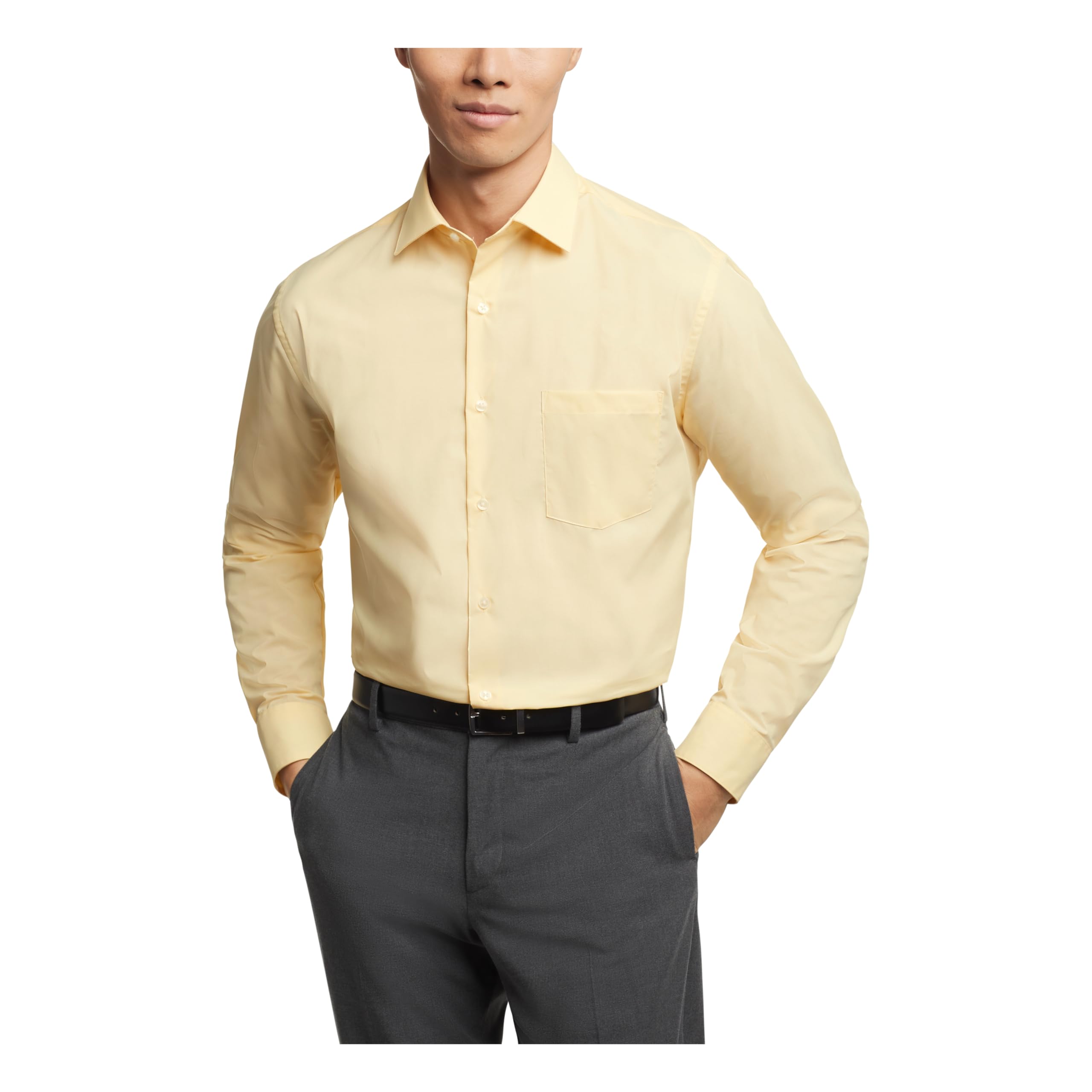 Van Heusen Mens Dress Shirt Regular Fit Stain Shield Stretch