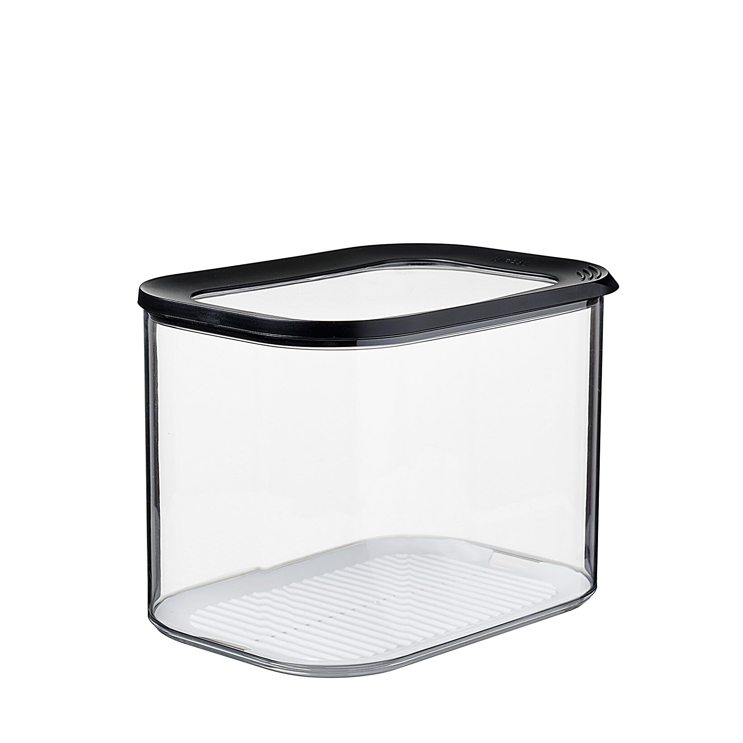 Mepal Black Transparent Food Storage Container Xl - Food Containers Rectangular - Storage Box With Lid - Kitchen Container & Organizer - Stackable & Airtight Food Storage Container - 4500 Ml
