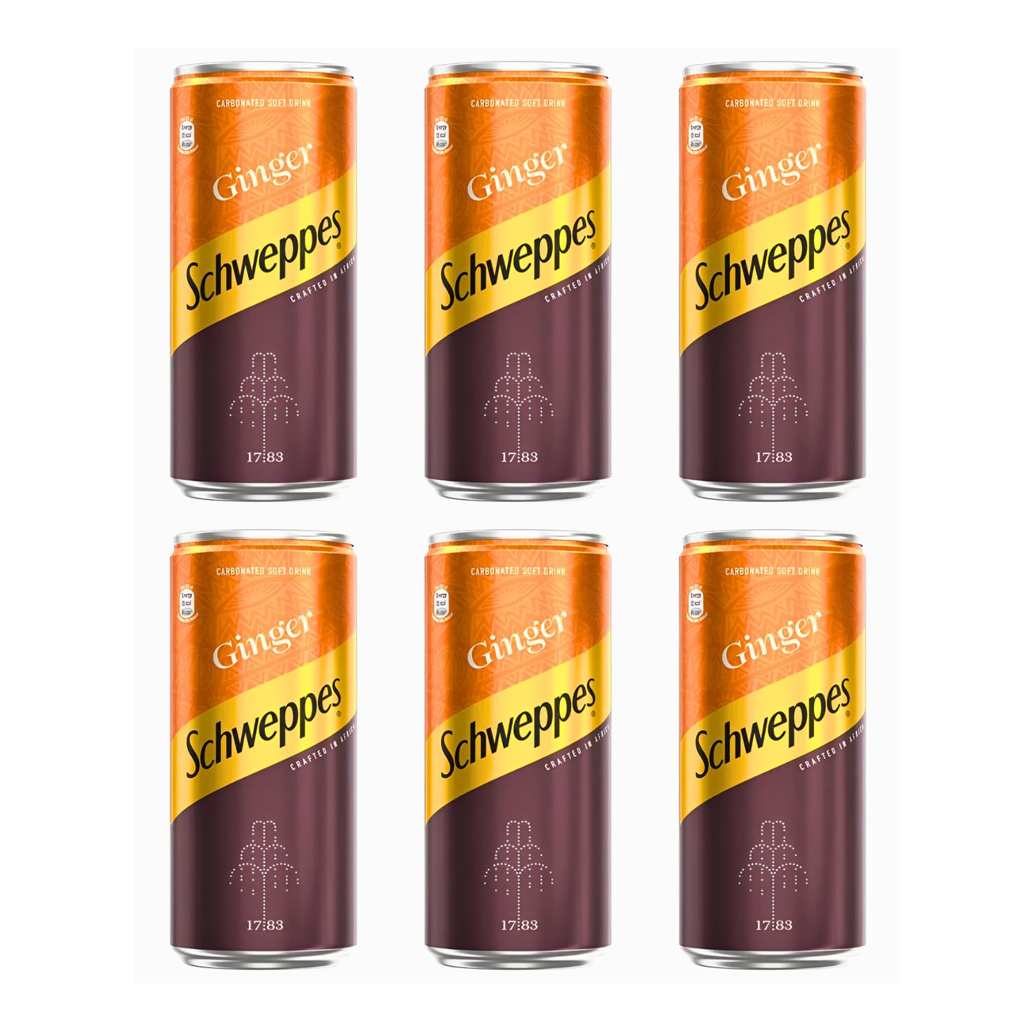 Schweppe Ginger Flavour Carbonated Soft Drink, Crafted In Africa, Pack of 6x330ml Each (Imported Nigeria) (B0D9SKTB7C) Amazon Price History, Amazon Price Tracker